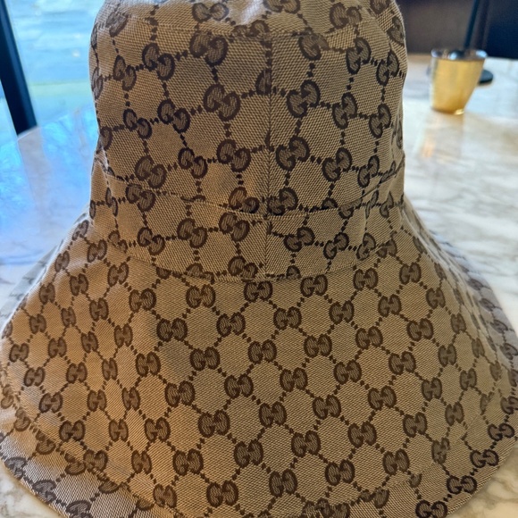 Gucci California Original GG Bucket Hat In Beige - Size M - Picture 5 of 16